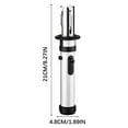 thumbnail image 4 of hengsof Metal Large Fire Windproof Blue Flame Lighter, Refillable Butane Torch Lighter with Safety Lock and Adjustable Red & Blue Flames, Multifunctional Large Windproof Welding Torch Lighter, 4 of 9