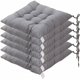 thumbnail image 1 of Square Chair Cushions 40x40 Seat Cushions Home Decoration Quilted Mat Cushion, Comfortable and Colorful - Ideal for Indoor and Outdoor (Grey), 1 of 5