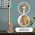 thumbnail image 3 of Wallcharmers 17.5 inch Giraffe Gold Statue Great Giraffe Gifts for Women, 3 of 4