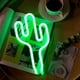 thumbnail image 1 of Lámpara decorativa LED de neón con forma de cactus, luz nocturna, lámpara de arte de vacaciones (B), 1 of 5