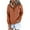 Brown-Hooded, variant on VerPetridure Women's Casual Heart Print Hoodies Long Sleeve Drawstring Pullover Sweatshirts Fall Lightweight Pullover Tops with Pocket