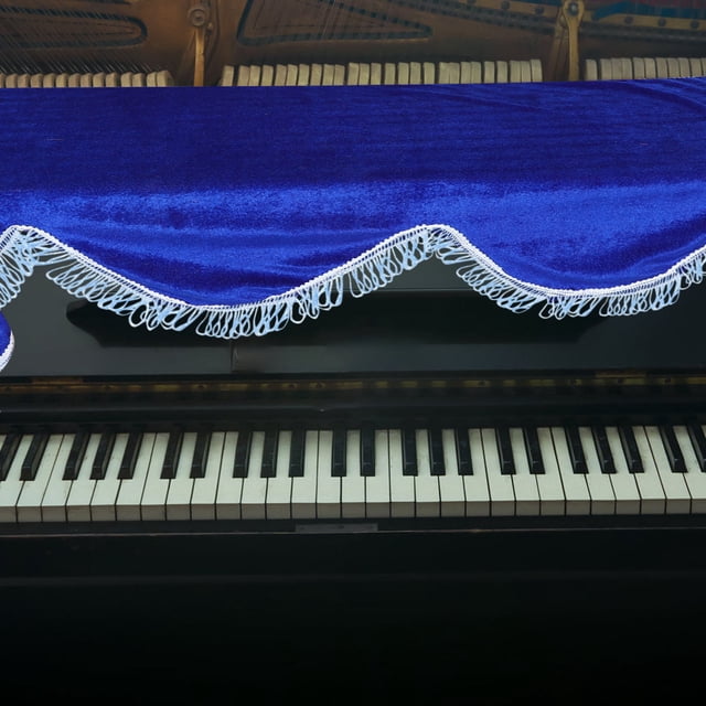 SHOWERORO Electric Piano Keyboard Cover 1Pcs Gold Velvet Moisture Protection 63x23.6x0.2in
