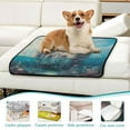 thumbnail image 6 of Qxltty Seabed Castle Cat litter Pads Pet Set of 2 Diaper Mats Center Anti-leakage Layer Absorbent Soft and Comfortable, 6 of 7