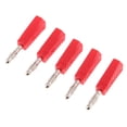 thumbnail image 7 of 5x Wire Audio Speaker Cable Banana Plug Connectors 4mm Adapter Probes Binding Posts Multimeter - red, as described, 7 of 7