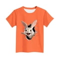 thumbnail image 3 of T-shirt à Manches Courtes pour Garçons, Col Rond, Décontracté, Graphique, pour Enfants, Haut en Mélange de Polyester, 1 Pce, 3 of 5