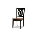 thumbnail image 2 of Baxton Studio Liese Modern and Contemporary Transitional Two-Tone Dark Brown and Walnut Brown Finished Wood 5-Piece Dining Set, 2 of 5