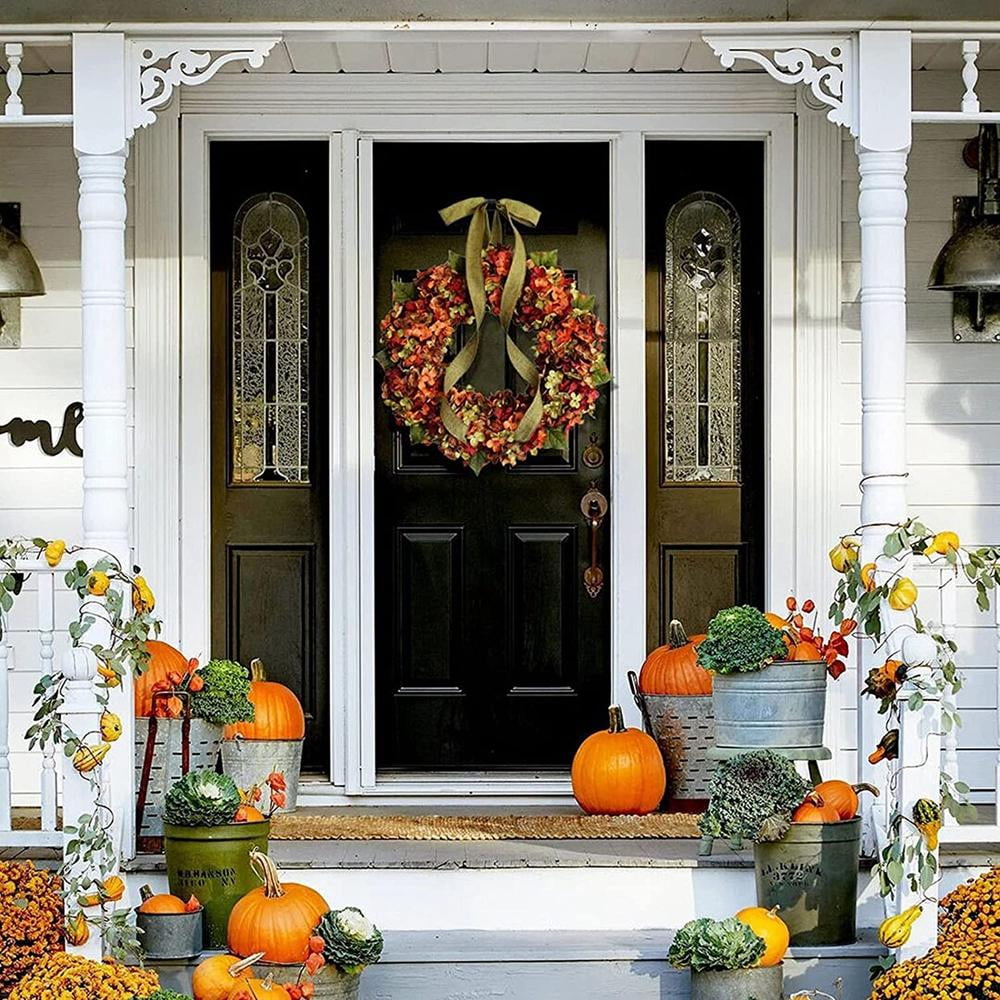 Front Door Decor Interior Decor Autumn Wreath Fall Decor