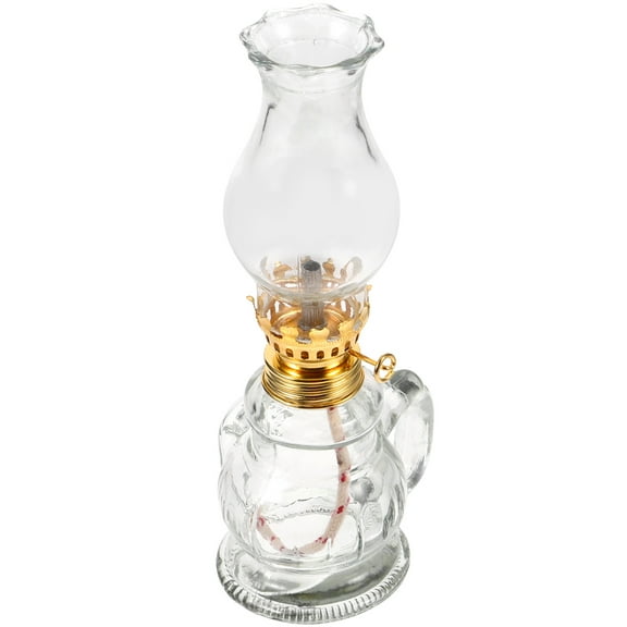 LEORX Vintage Kerosene Lamp Portable Retro Oil Lamp For Home Decor And Camping Shade For Indoor And Outdoor Use