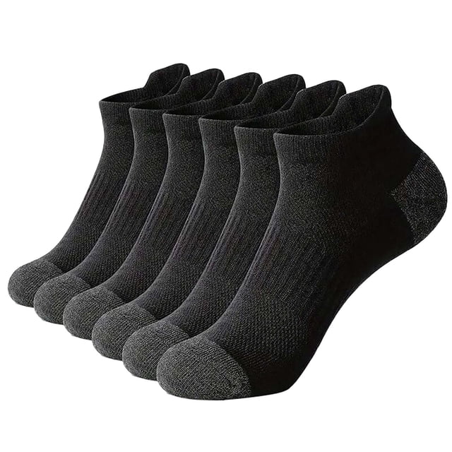 Outfmvch Chaussettes de Randonnée pour Femmes Chaussettes Hautes d'Été Femmes Chaussette de Pilates Chaussettes Quart pour Femmes Chaussettes de Compression pour Femmes Chaussettes de Randonnée d'Été Noir Taille Unique