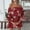 Red, variant on Women's Dress Stylish Women's Summer Casual Off Shoulder Bell Sleeve Solid And Printed Dresses