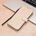 thumbnail image 2 of K-Lion for iPhone 14 Plus 6.7 Inch Case with Wrist Strap, Premium PU Leather Soft TPU Wallet Case Flip Cover Magnetic Closure Card Slots Holder Kickstand Anti-Scratch Shockproof Case,Rosegold, 2 of 5