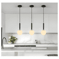 thumbnail image 5 of "Lámpara De Techo Moderna Lámparas De Decorativas Lámpar 3pcs Belug negras ", 5 of 5