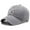 Grey, variant on Womens Bow Embroidered Baseball Cap Washed Denim Cute Sun Hat Adjustable For Running Workouts Face Slimming Black One Size
