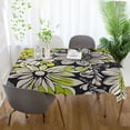 thumbnail image 3 of Yayeee Tablecloths 54" x 54" Rectangle Wrinkle Resistant Party Table Cover, Beige Flower Pattern, 3 of 8