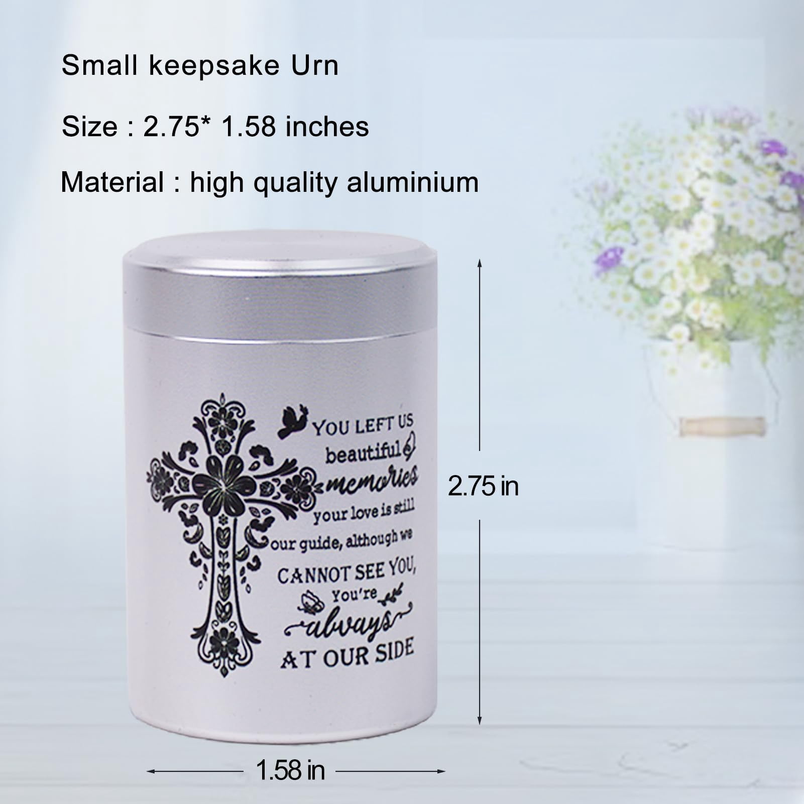 Small Urns for Human Ashes Set of 8 Mini Urn for Ashes 3 inches Keepsake Urns for Ashes for Sharing Small Keepsake Urns Memorial Ashes Holder