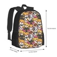 thumbnail image 2 of Balery Cute Cat Cartoon Backpack for Men and Women - Durable 600D Oxford Cloth -Large Capacity, Water-Resistant School, Travel, and Hiking Bag, 2 of 7