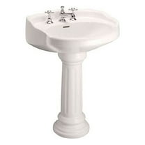 BarclayVicki Pedestal Lavatory, 8"cc,