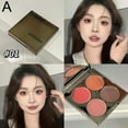 thumbnail image 4 of 4-Color Cream Blush Palette For Cheeks Lips And Eyes Multi-Purpose Smooth Long-Lasting Makeup Stick Travel Friendly, 4 of 8