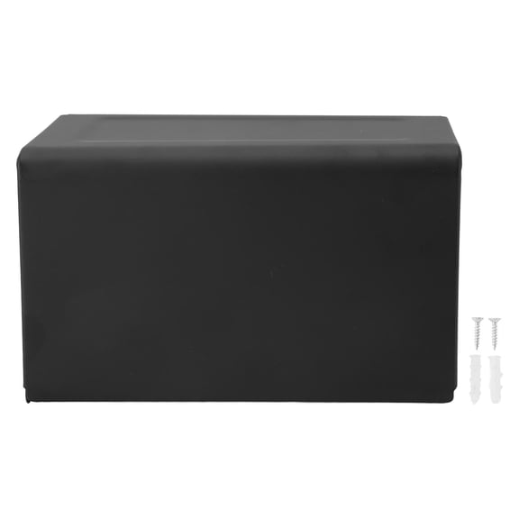 BIMZUC Waterproof Aluminum Wall‑Mounted Toilet Paper Holder with Shelf – Space‑Saving, Durable, Multi‑Use Black