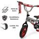 thumbnail image 4 of Bicicleta Infantil Unibike  rodada 12 con ruedas de entrenamiento Rojo 12, 4 of 7