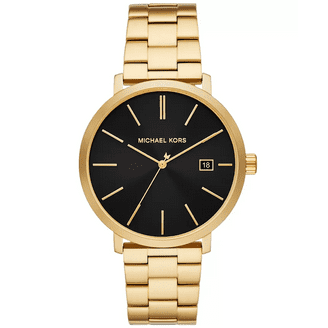 MICHEAL KORSの腕時計 Michael Kors Men's Lexington Chronograph Watch, Gold Tone