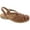 Cognac, variant on Earth Origins Womens Berri Round Toe Woven Slingback Sandals