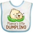 thumbnail image 3 of Inktastic Mama's Little Dumpling Boys or Girls Baby Bib, 3 of 4