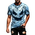 thumbnail image 3 of CONFREE Halloween Mens Short Sleeve Tshirts Crew Neck Pumpkin Face Graphic Lightweight Hallowmas T-Shirts for Men, 3 of 3