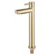 thumbnail image 2 of Antique Design Bathroom Basin Tap Vintage Brushed Gold Cold Faucet SUS304 Stainless Steel Anti Leakage Performance, 2 of 11