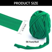 Tripumer 2 Roll Garden Tree Strap Stretchy Plant Support Tie Garden Twine Plant Tie Garden String for Plant Support Grow Green