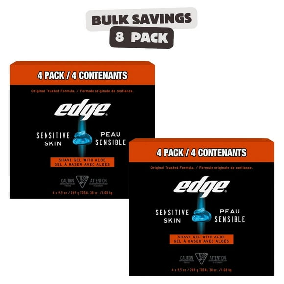 8 x Brand New Edge Shave Gel