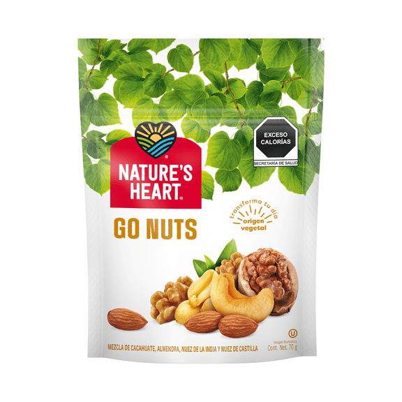 Nuez de la India Nature's Heart castilla y más go nuts! 70 g