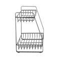 thumbnail image 3 of Estante de especias organizador de hierro independiente, estante de especias de cocina de 2 capas para el hogar, baño, cocina, 3 of 8