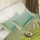 thumbnail image 4 of Yunuuuoa French Ruffle Pillowcase Set Soft Brushed Polyester Envelope Closure Bedroom Decor Home Textiles Breathable Washable Wrinkle Resistant, 4 of 6