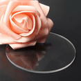 thumbnail image 4 of 6X Transparent 3mm Thick Mirror Acrylic Round Disc Diámetro:60mm, 4 of 4