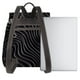thumbnail image 3 of Balery Abstract Black And White Waves Mochila de Cuero para Mujeres, Gran Capacidad, Bolsa de Viaje Multifuncional, Mochila de Cuero y Bolsa de Hombro para Mujeres, 3 of 4