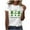 White, variant on Fesfesfes Women's T Shirts Women Casual St. Patrick's Day Printed Short Sleeve Round Neck Pullover Blouse T-shirt Tops T Womens 12(XXL)