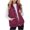Purple, variant on Women's Stand Collar Sleeveless Vest, Quilted Zip Up Vest, Lightweight Puffer Vest, Warm Winter Vest Top, Casual Outerwear Vest, Pocket Detail Sleeveless Jacket Blackish Green