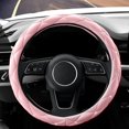 thumbnail image 2 of DssengSparkling Rhinestone Steering Wheel Cover - 15” Bling Anti-Slip for Women (Fits Sedans/SUVs), 2 of 6