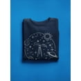 thumbnail image 3 of Telescope And Universe Sweatshirt Men -Image by Shutterstock, Male Large, 3 of 4
