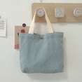 thumbnail image 6 of Jiibva Corduroy Tote Bag for Women Canvas Shoulder Handbags Cute Large Purse, 6 of 7