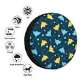 thumbnail image 5 of Spare Tire Cover, stingray cute navyblue dots Wheel Cover Tire Covers for Trailers Car Truck Camper Universal Tire Covering Fits Diameter 17 inch, 5 of 7