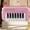 Pink, variant on Kids Miniature Piano Keyboard Toy,Portable Pocket Mini Piano,Educational Musical Instrument,Birthday Christmas Gifts for Children over 3 Years Old(without Battery)