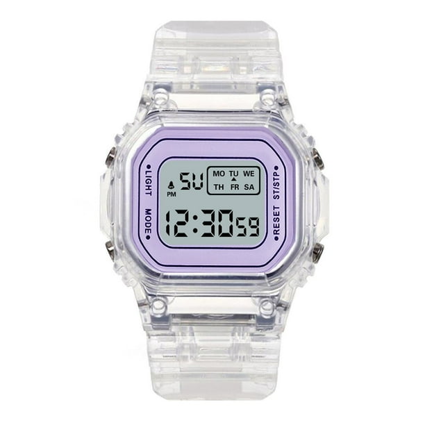 Reloj Unisex para hombre y mujer, relojes de pulsera militares deportivos digitales LED Vintage dorados, plateados y negros, regalo Digital electrónico para hombre Tan Jianjun unisex