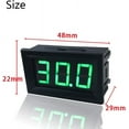 thumbnail image 6 of Treedix 6pcs 0.56'' 3-Digit LED Display Voltmeter Two-Wire DC 5V-30V LED Digital Tube Voltage Meter Voltmeter, 6 of 8