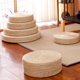 thumbnail image 2 of Estera de futón tejida a mano con paja, estera de yoga, estera para arrodillarse, estera de meditación zen, estera de tatami tejida con paja gruesa, 2 of 6