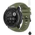 thumbnail image 1 of WWS-Compatible pour Garmin Instinct 2X Bracelet, Bracelet de Sport en Silicone Doux de Remplacement pour Garmin Instinct 2X Solar, Garmin Instinct 2X Solar Tactical Edition Smartwatch, 1 of 4