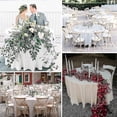 thumbnail image 3 of 8 Pack Round Tablecloth, 84 Inch White Disposable Table Covers Peva Waterproof Plastic Round Tablec Tw, 3 of 5