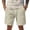 Beige -CI35, variant on Nestiefly Mens Linen Cargo Shorts Summer Casual Loose Elastic Waist Drawstring Lightweight Beach Vacation Shorts with Pockets Light Blue 2XL