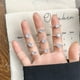 thumbnail image 3 of Anillo que no se decolora, anillo abierto de lujo ligero de moda femenina, joyería de circonita, anillo de plata esterlina 925, 3 of 6
